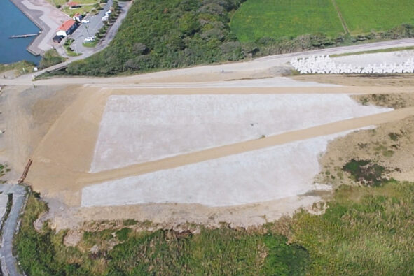 令和3年度　竜洋海洋公園海岸堤防整備工事